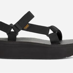 Teva Women's Black Platform Sandals
